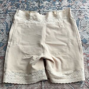 Cream Columbian Faja Shapewear Shorts
